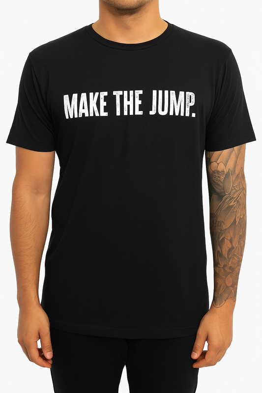PREMIUM TRI-BLEND TEE — MAKE THE JUMP