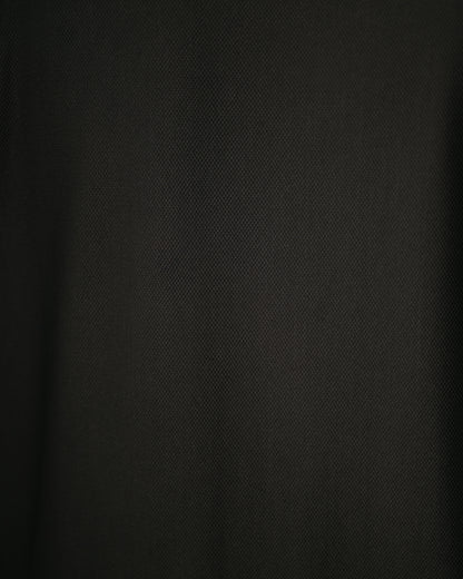 Solid black fabric texture